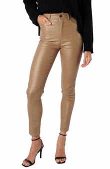Petal & Pup Sammie High Waist Faux Leather Pants