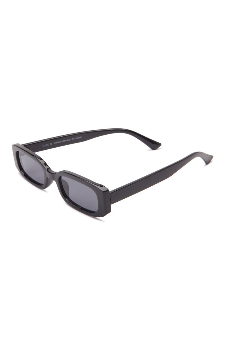 Square Sunglasses, Alternate, color, BLACK