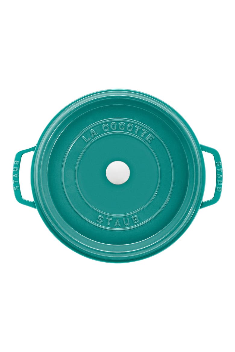 7-Quart Enameled Cast Iron Dutch Oven, Alternate, color, TURQUOISE