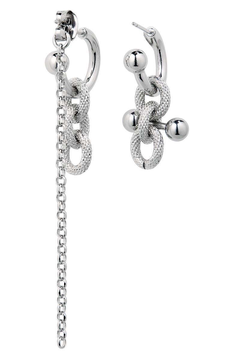 Justine Clenquet Blake Huggie Hoop Earrings, Alternate, color,