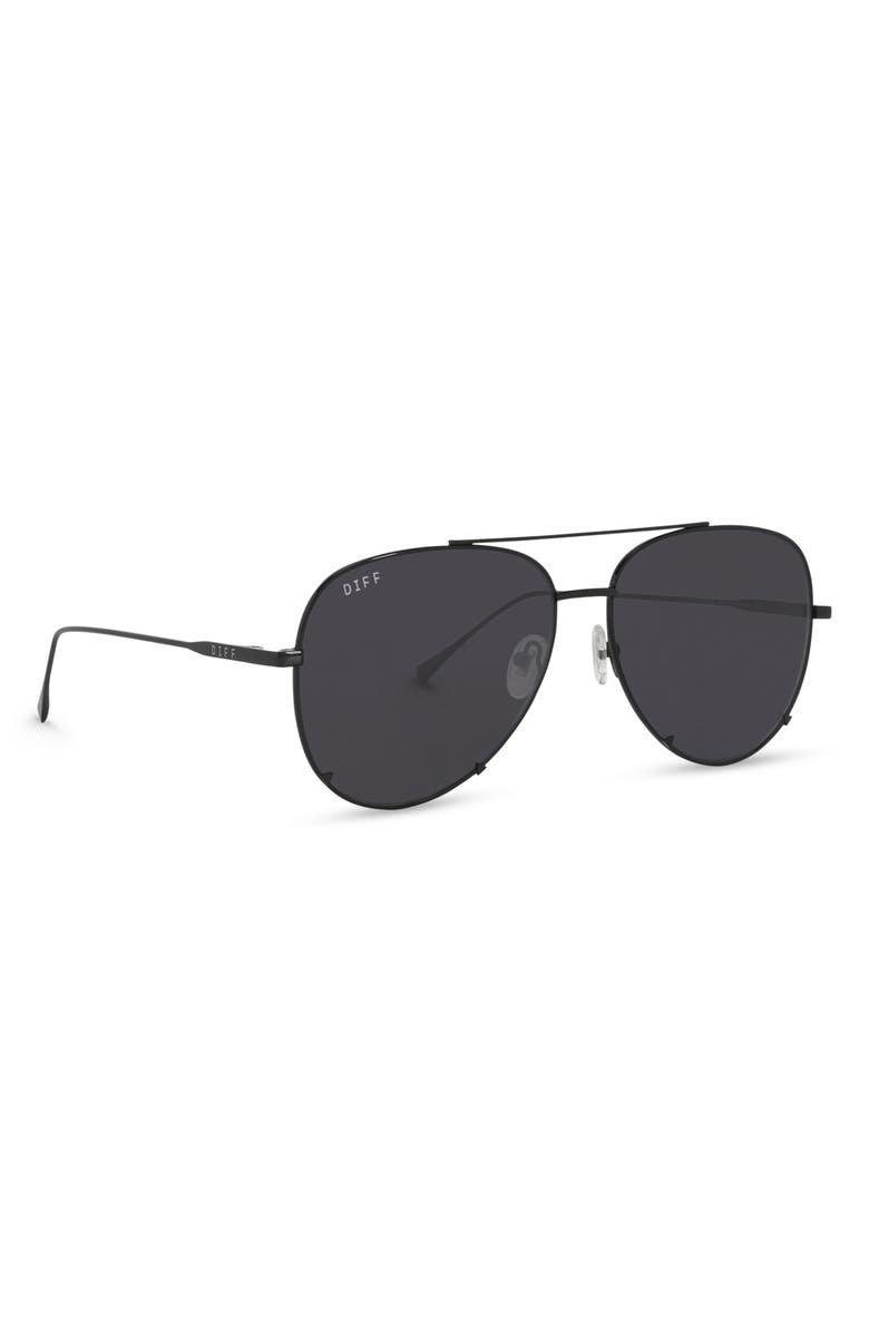 DIFF 63mm Scarlett Sunglasses, Alternate, color, Black/ Grey