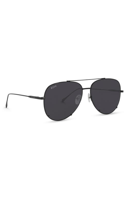 Diff 63mm Scarlett Sunglasses In Black/grey