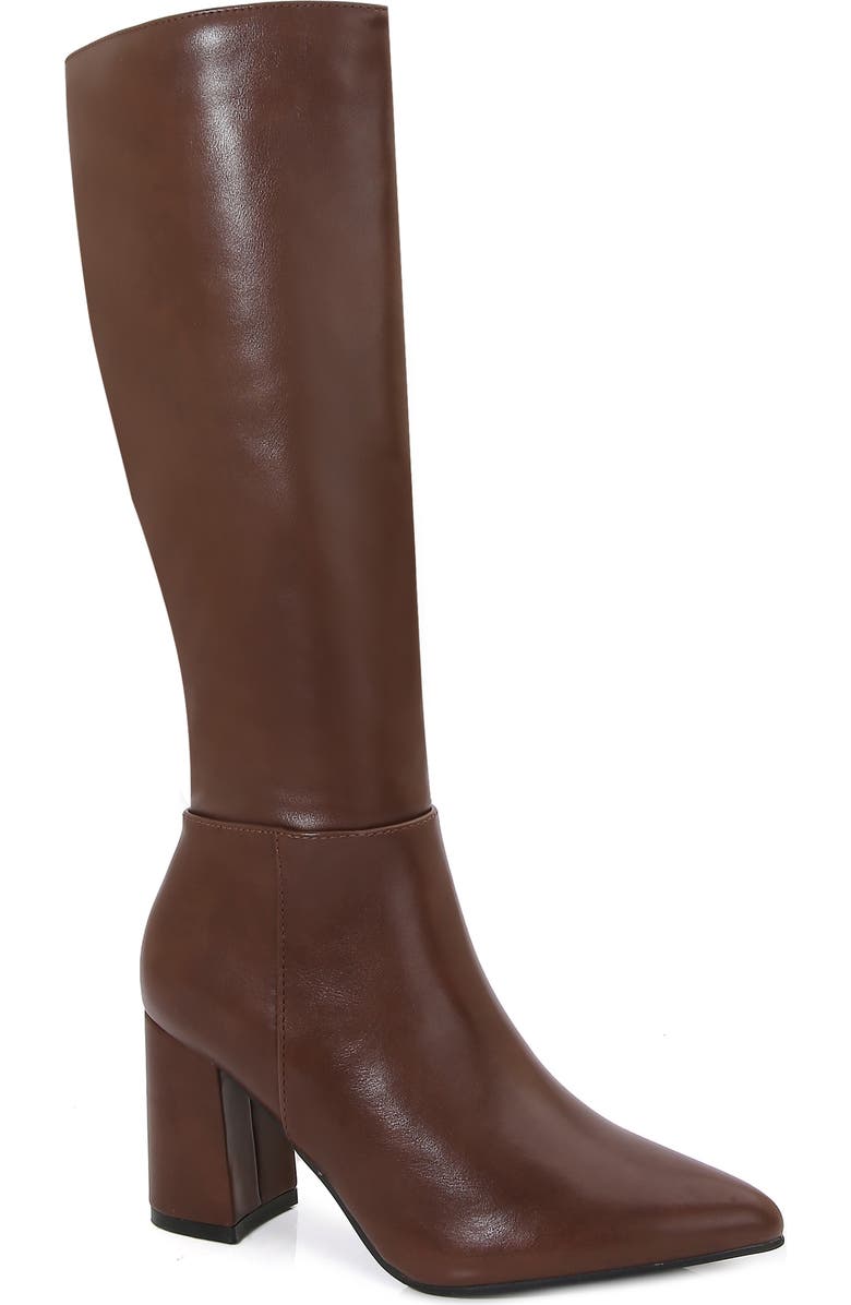 BERNESS Knee High Riding Boot, Main, color, Brown