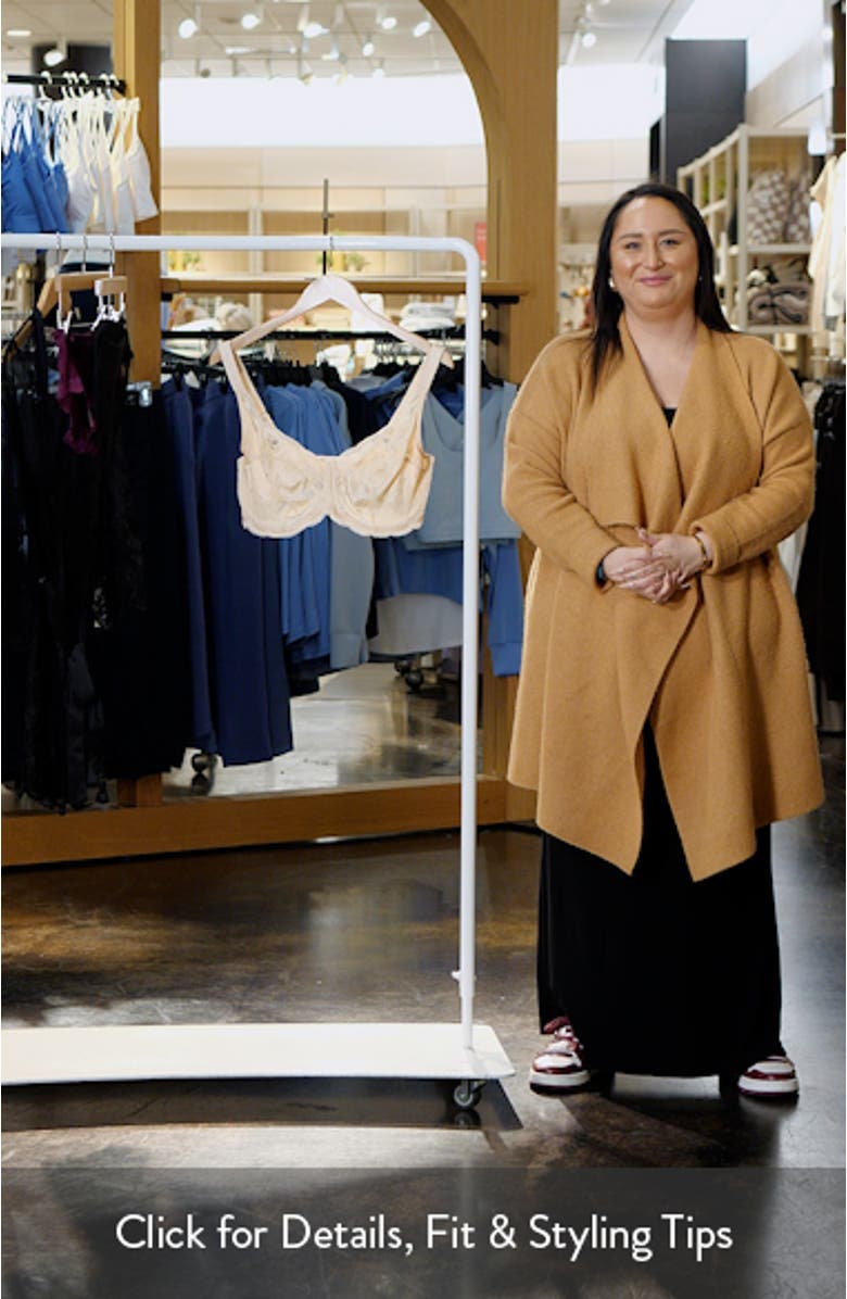 Clara Underwire Full Coverage Stretch Lace Bra, sales video thumbnail