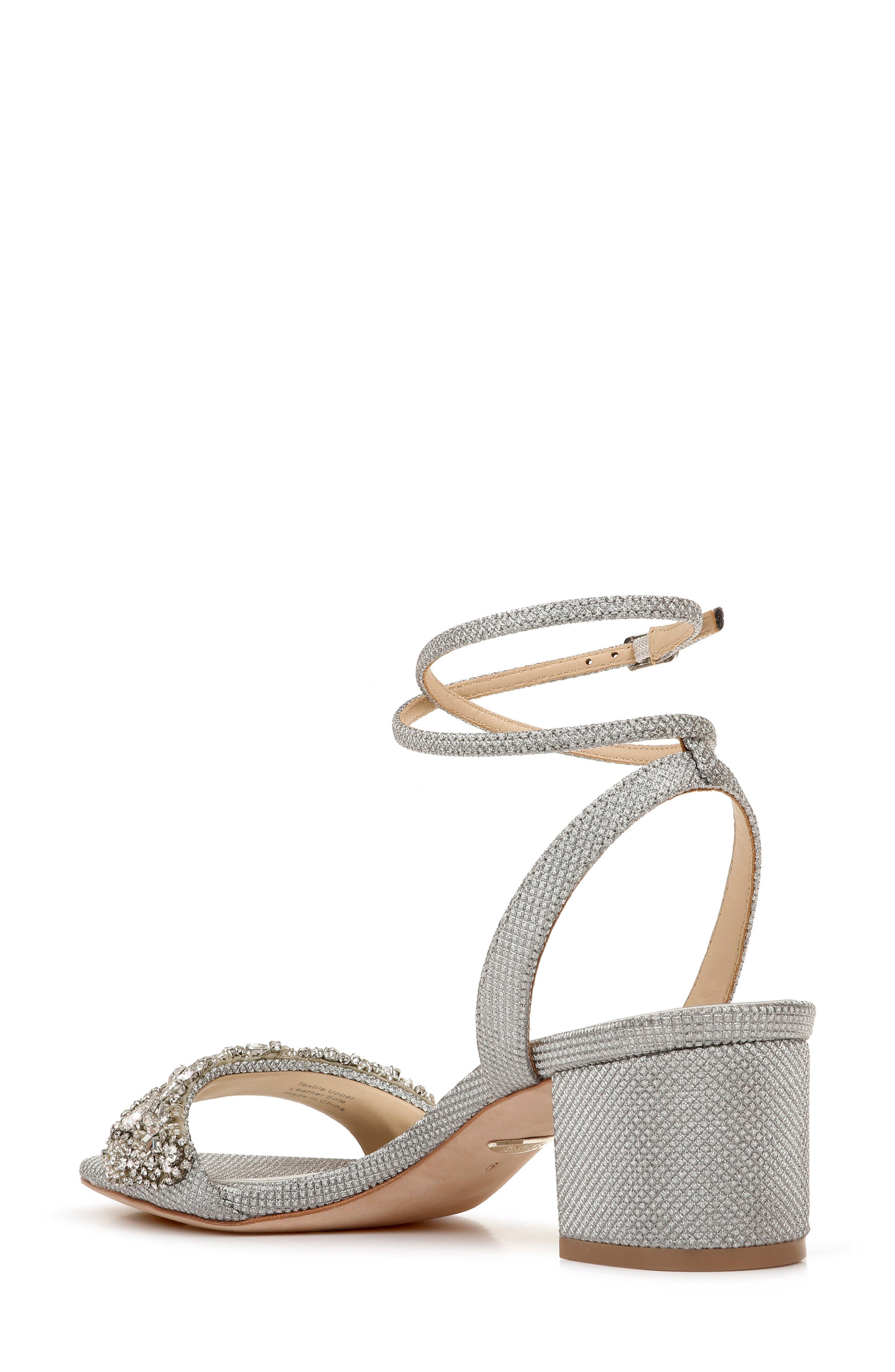 Badgley Mischka Collection Badgley Mischka Jada Embellished Sandal, Alternate, color, 