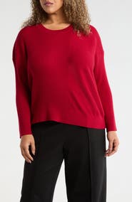 Eileen Fisher Merino Wool Crewneck Sweater