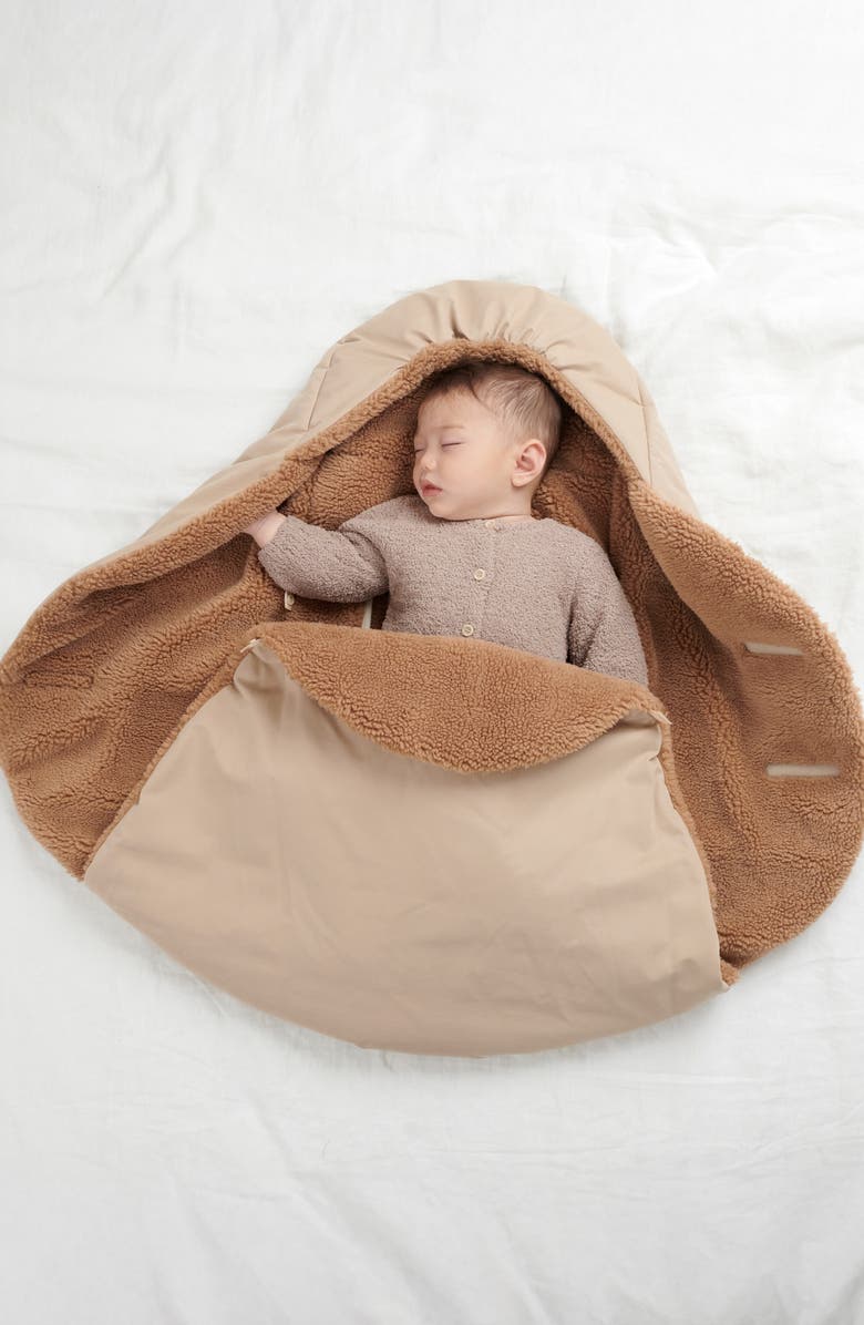 7 A.M. Enfant Nido Benji Winter Wrap, Alternate, color, Oat/ Cacao
