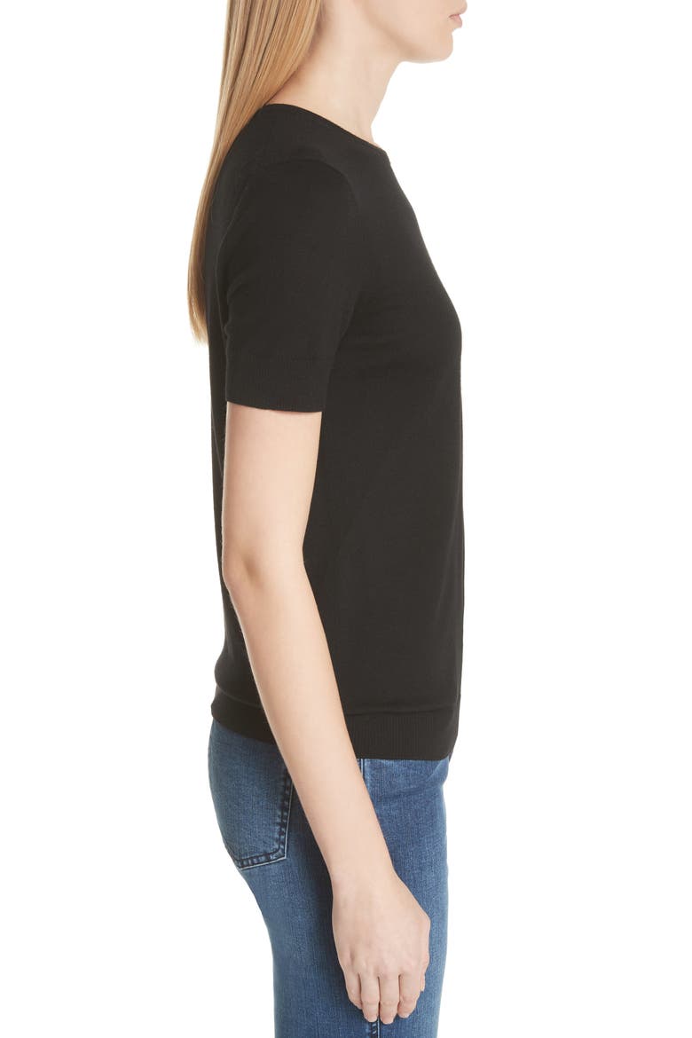 Jersey Knit Sweater, Alternate, color, CAVIAR