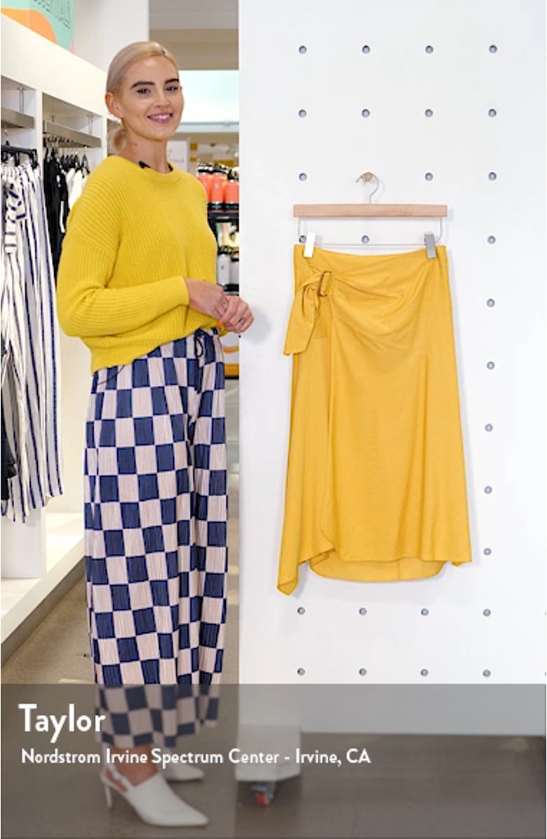 Side Buckle Drape Skirt, sales video thumbnail