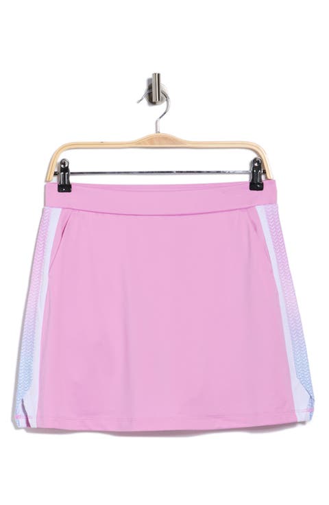 Chevron Gradient Wrap Golf Skort