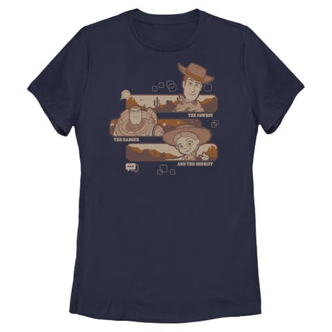 Women's Toy Story 5 Cowboy Ranger And Sheriff  Graphic T-Shirt
