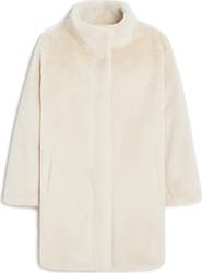 Apparis Blair Mid Length Recycled Polyester Pluche™ Faux Fur Coat