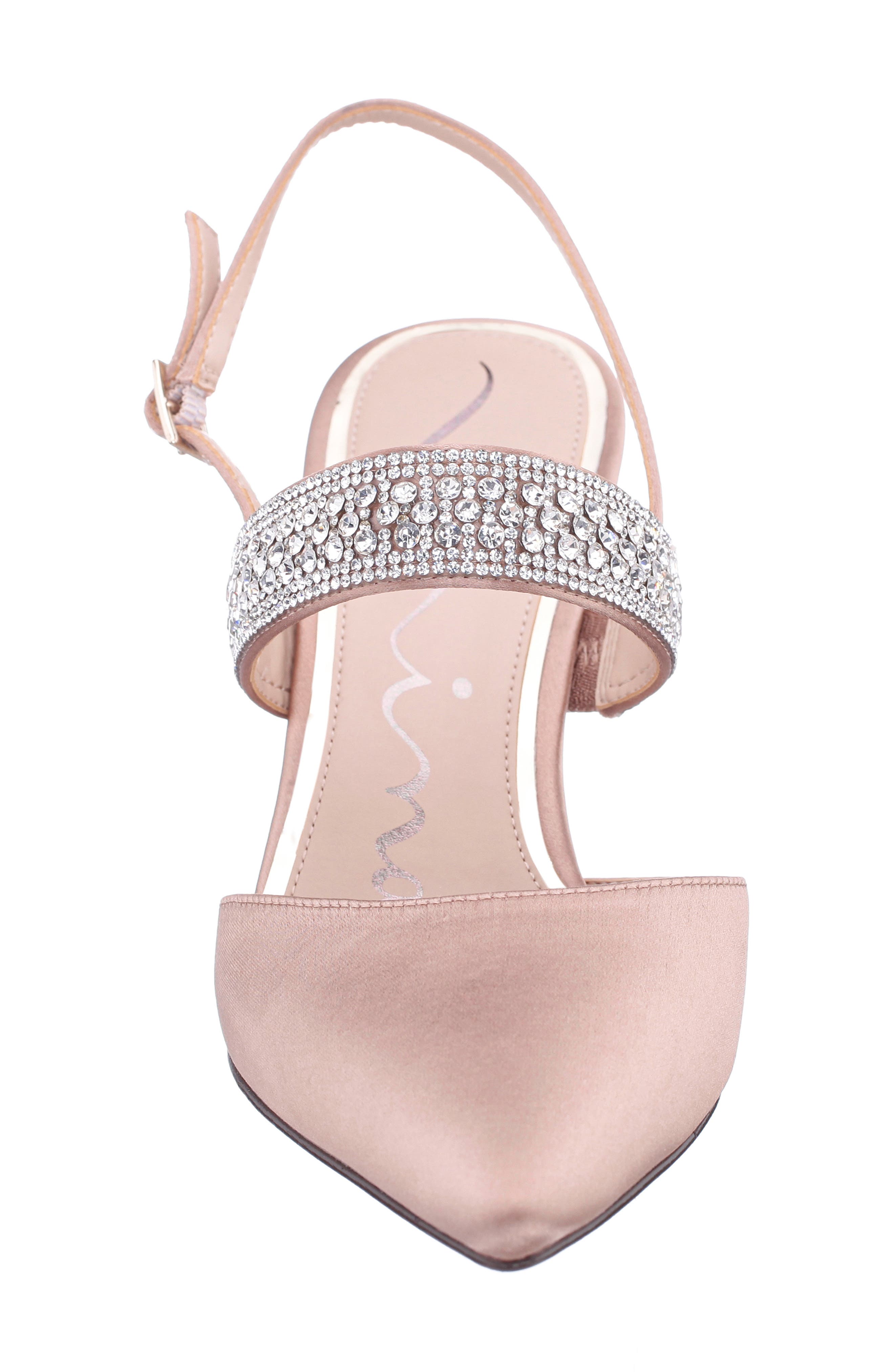 Trista Pointed Toe Slingback Pump, Alternate, color, HONEY