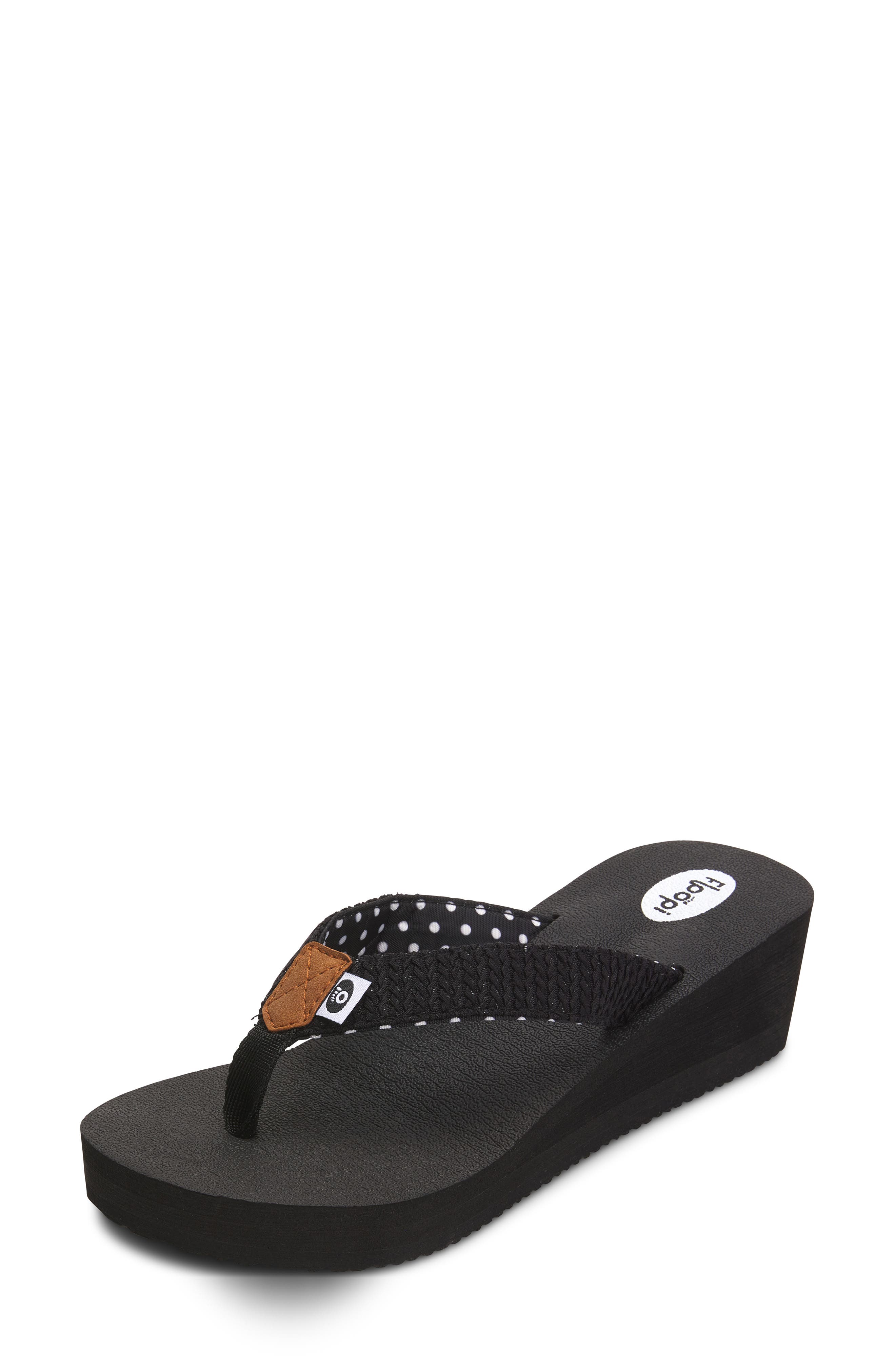 FLOOPI Comfort Sponge Wedge Sandal, Main, color, 