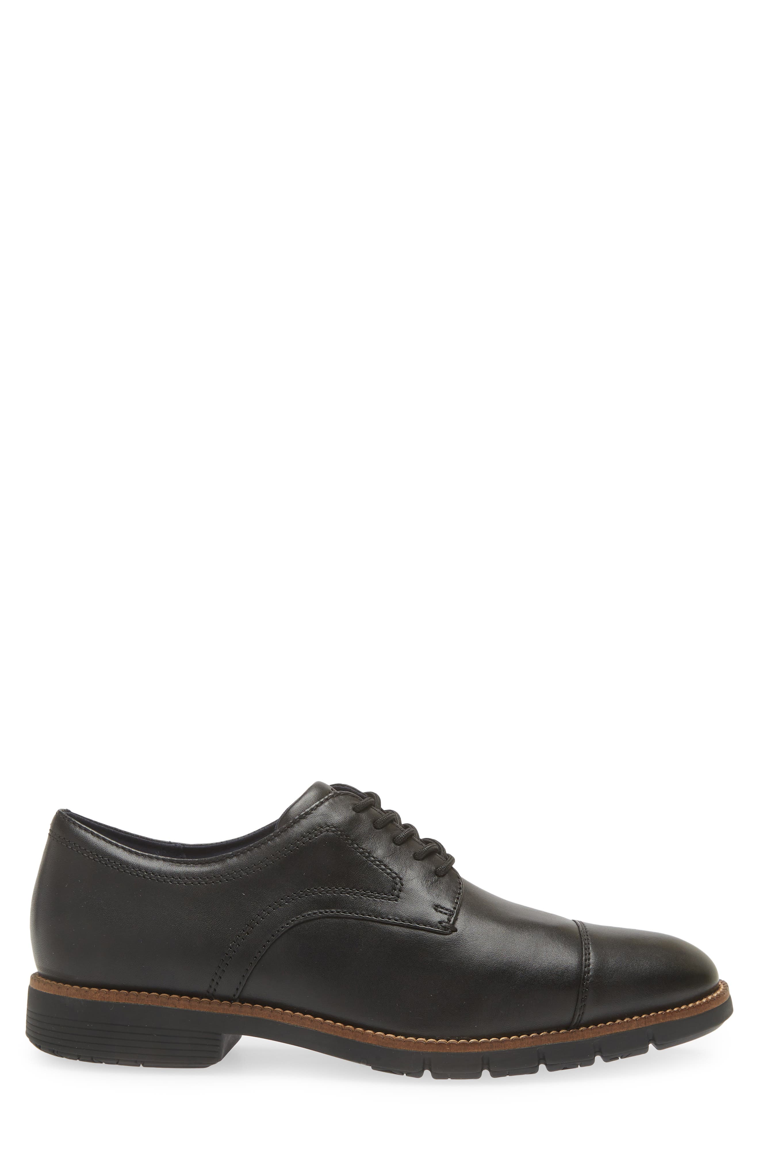 Cole Haan Grand 360 Cap Toe Derby, Alternate, color, Black/ Natural