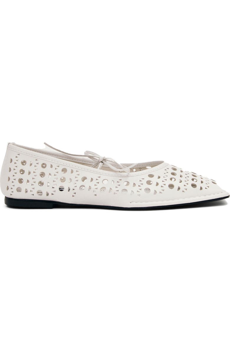 ALOHAS Sway Ballet Flat, Main, color, White