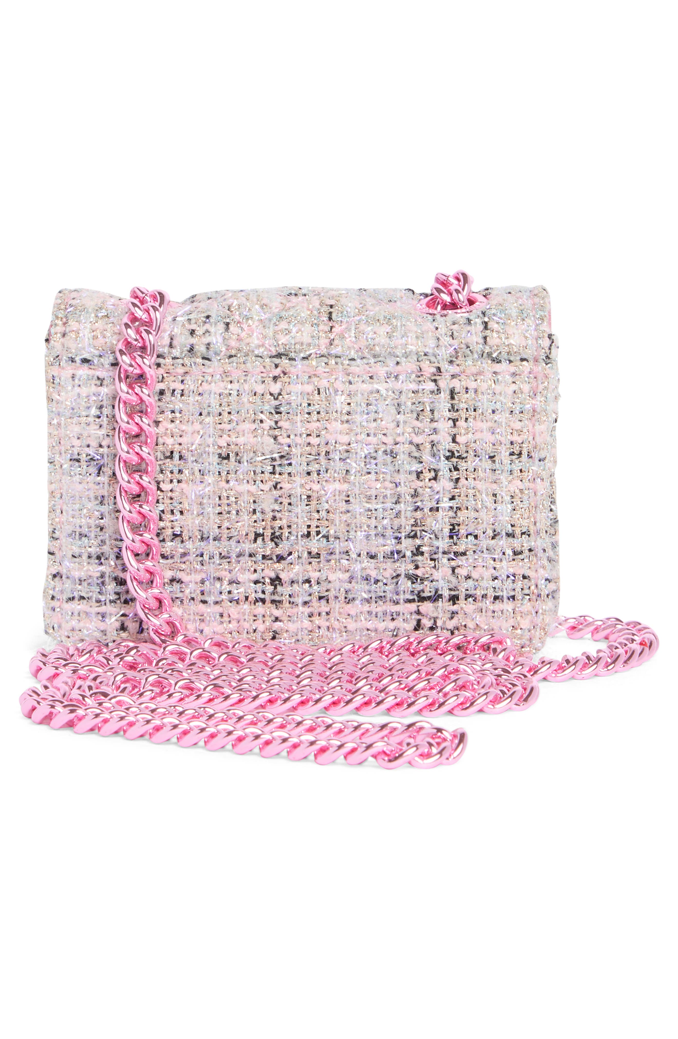 Kurt Geiger London Micro Brixton Tweed Crossbody Bag, Alternate, color, 