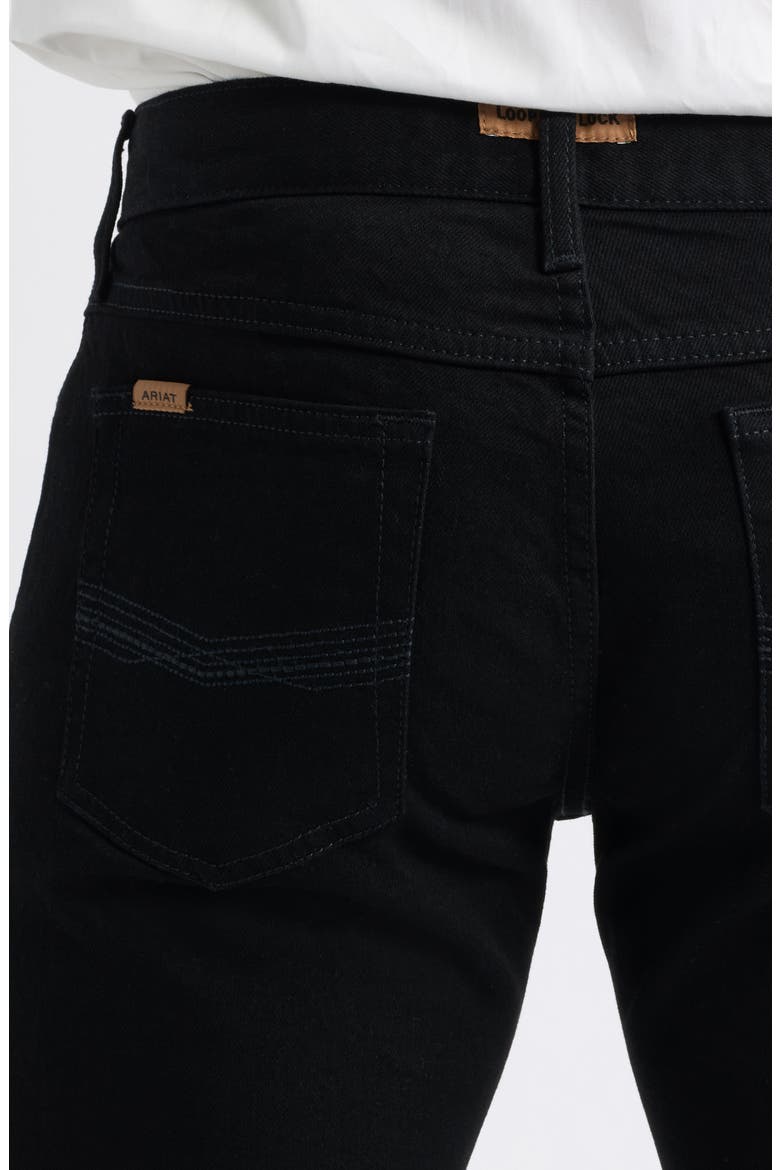 M7 Slim Legacy Low Rise Straight Leg Jeans, Alternate, color, BLACK