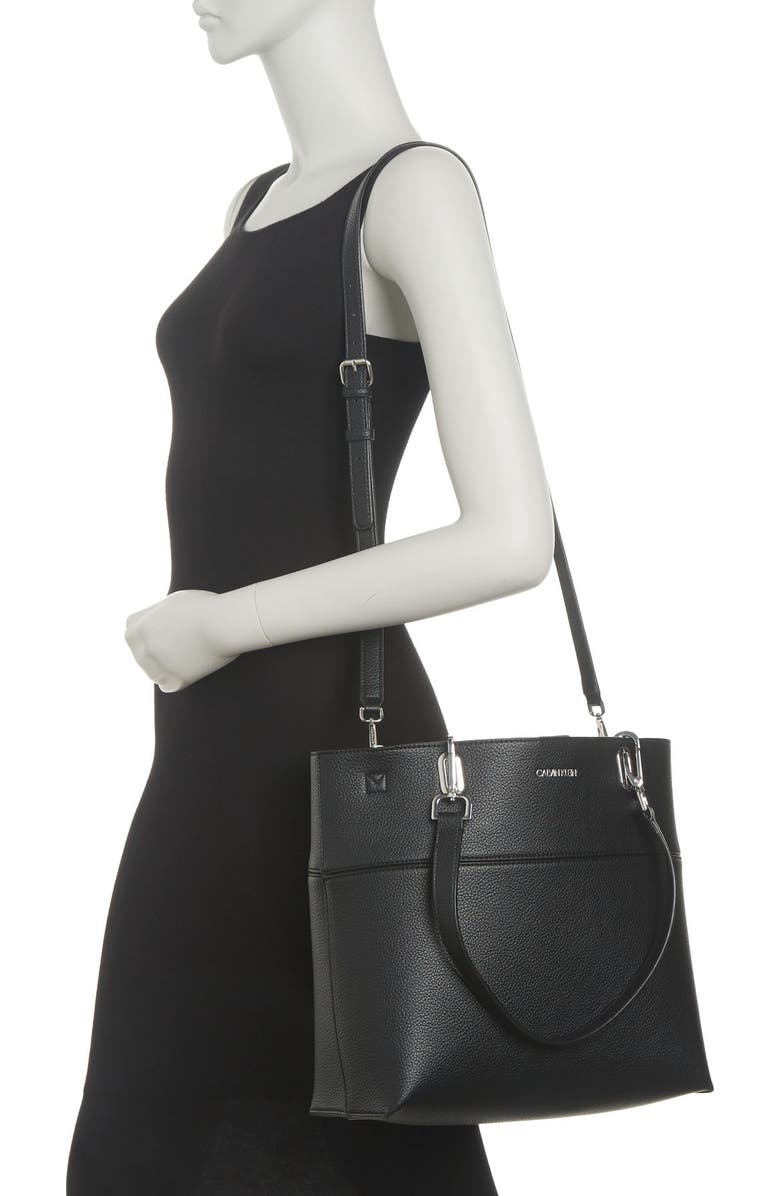 Calvin Klein Novelty Jet Link Tote Bag, Main, color,