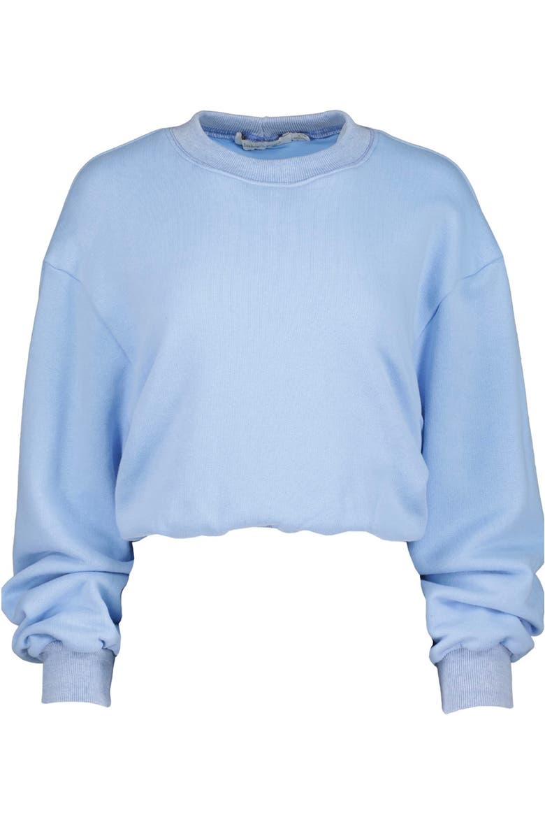 Bishop + Young Cozy Bubble Hem Sweatshirt, Alternate, color, Sea