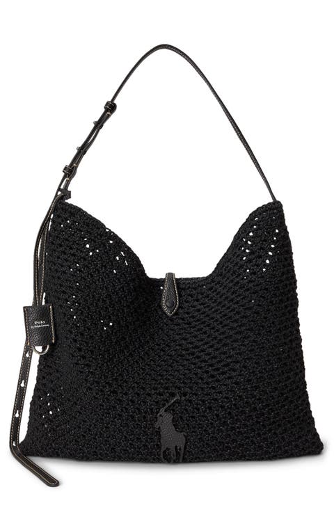 Polo Play Open Weave Messenger Bag