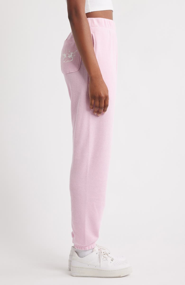 BOYS LIE Georgia Rules V2 Mac Slim Thermal Sweatpants, Alternate, color, Pink