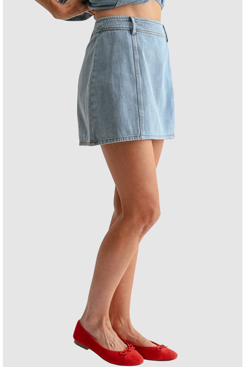 Miniskirt, Alternate, color, DENIM