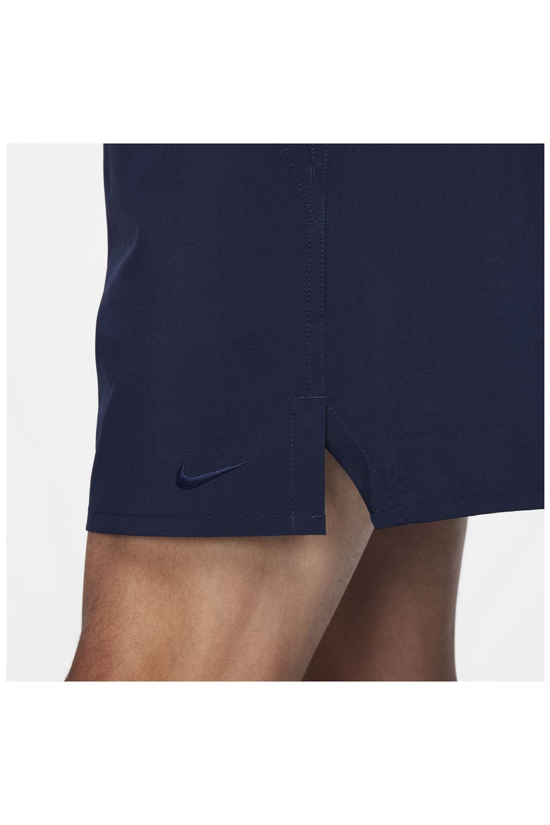 Dri-Fit Unlimited 5-Inch Athletic Shorts, Alternate, color, 451 OBSIDIAN/BLACK/OBSIDIAN