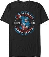 Marvel Men's Marvel Captain Since 1941 Graphic T-Shirt