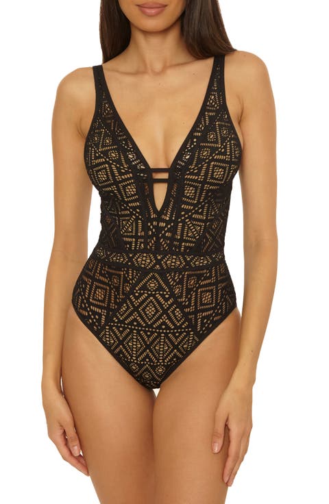 Keyhole One-Piece Swimsuit