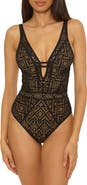 Becca Keyhole One-Piece Swimsuit