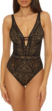 Becca Keyhole One-Piece Swimsuit