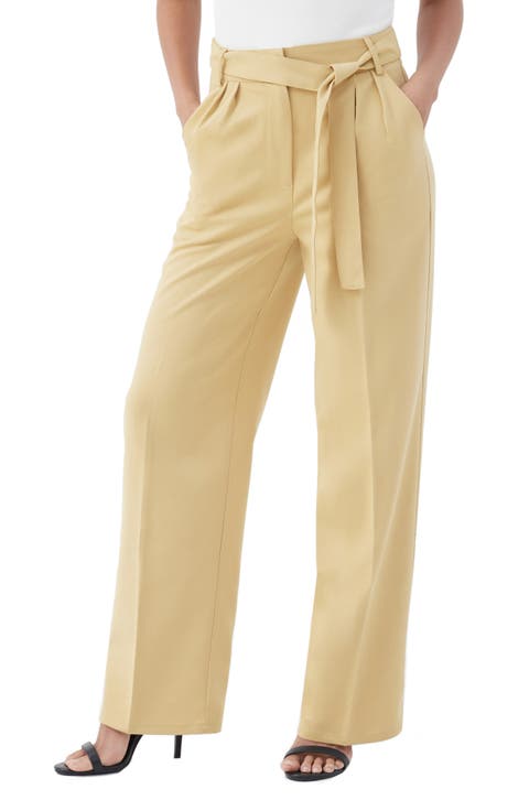 Skylar Tie Waist Wide Leg Trousers