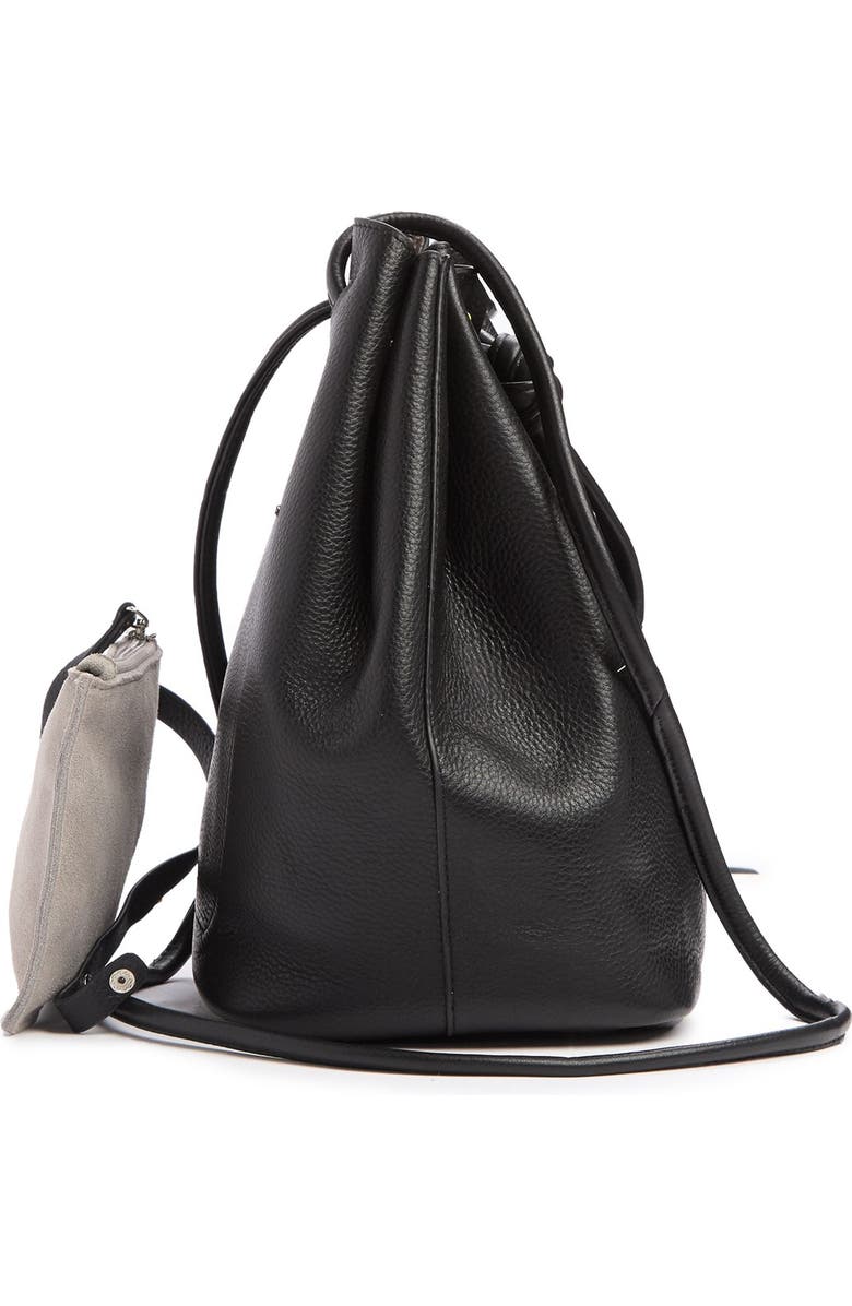 Christopher Kon Leather Woven Bucket Bag, Alternate, color,