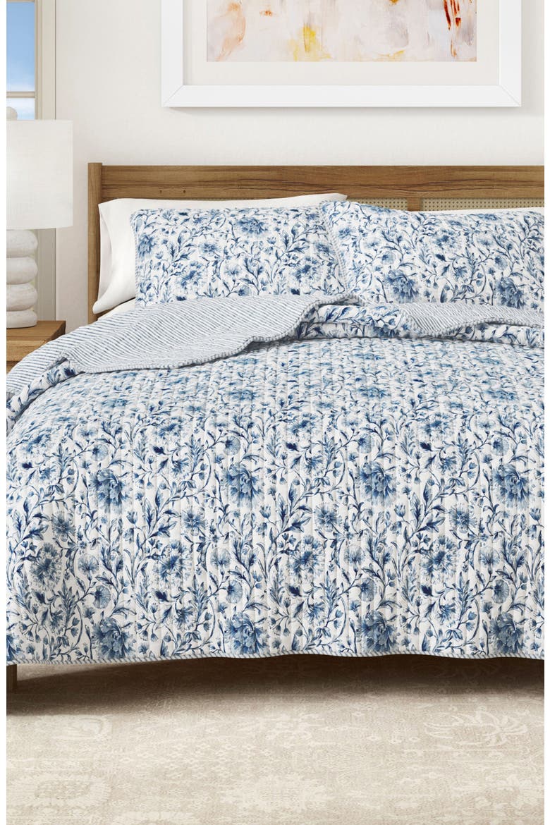 English Garden Quilt Set, Alternate, color, ENGLISH GARDEN BLUE
