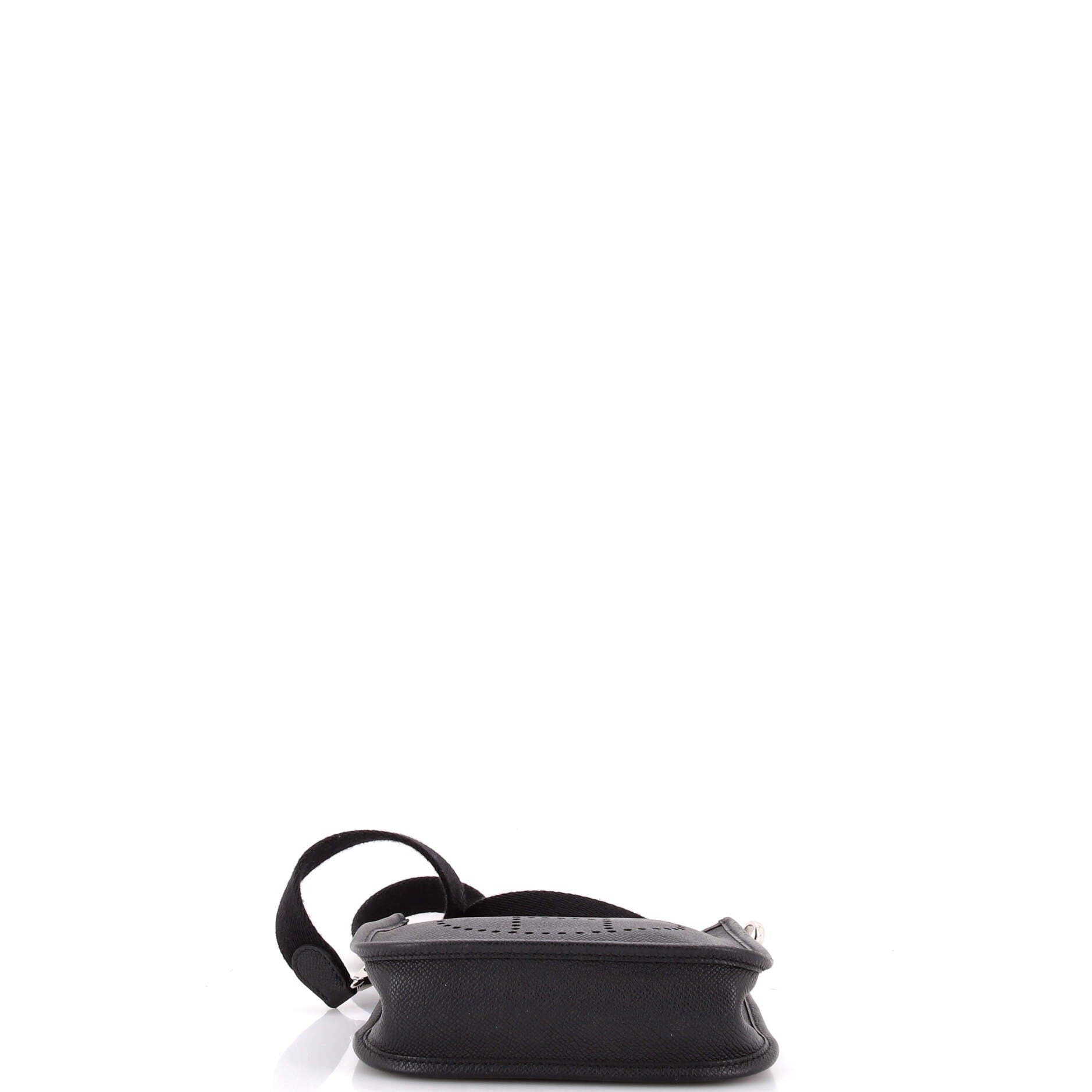 Pre-Owned Hermes Evelyne Bag Gen III Epsom TPM, Alternate, color, Noir