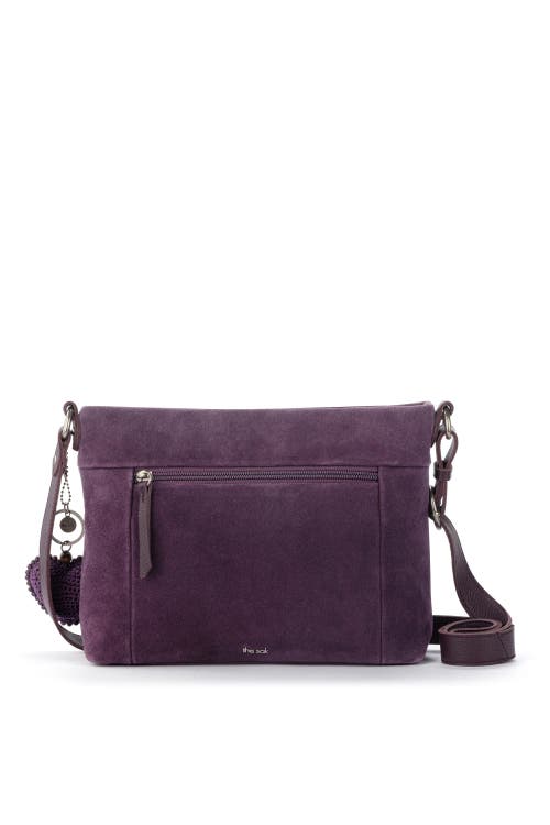 The Sak Melrose Crossbody Leather Bag In Purple