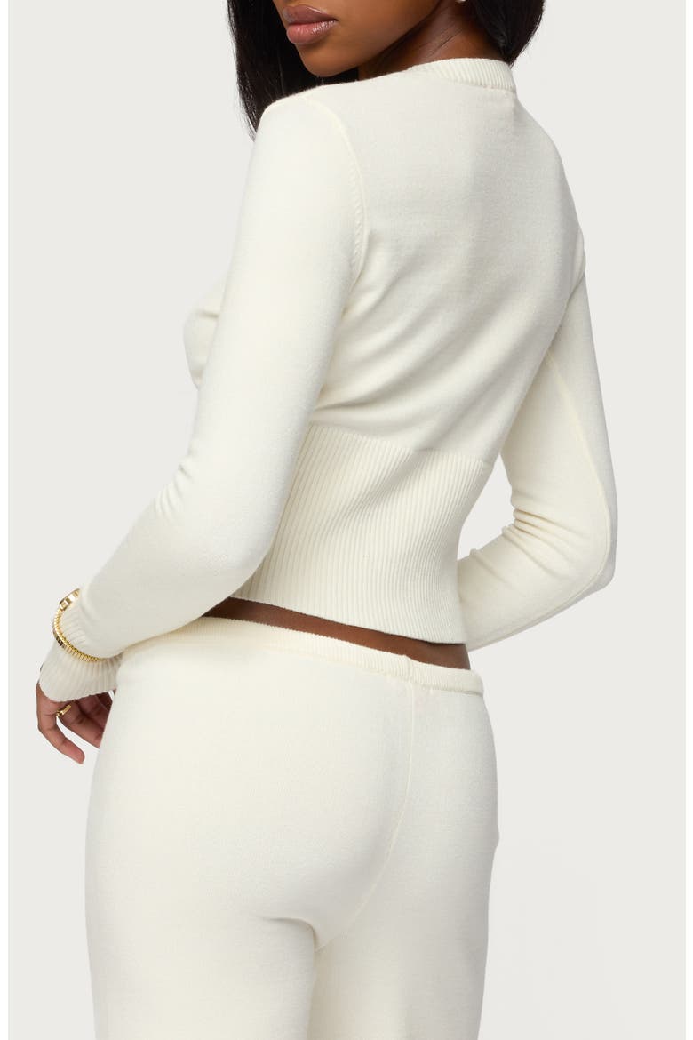 Montanna Rib Cardigan, Alternate, color, CREAM
