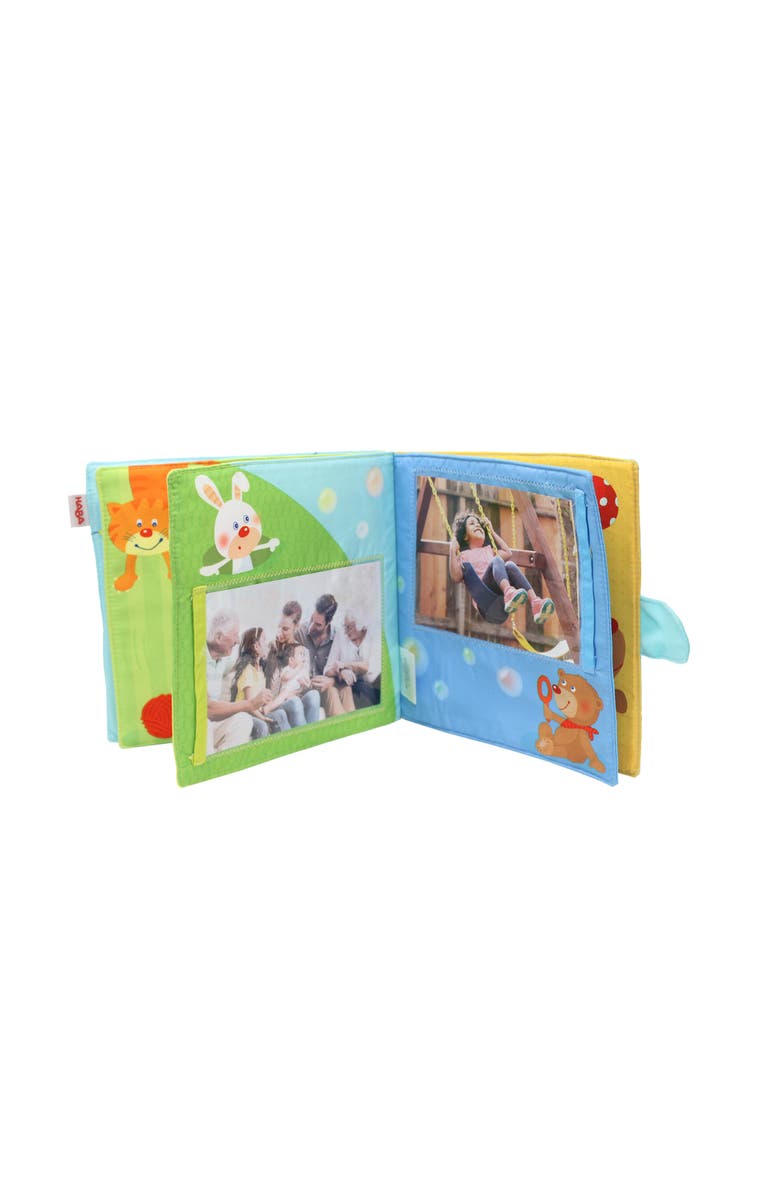 HABA My First Photo Album - Soft Fabric Baby Book, Baby Album Fits (8) 4"x6" Photos, Sensory Toys for Babies, Baby Books 12-18 Months & Up, Alternate, color, 