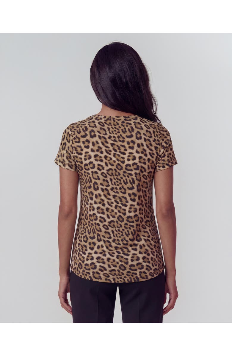 Lords of Harlech Leopard Womens Cap Sleeve Top, Alternate, color, Leopard Brown