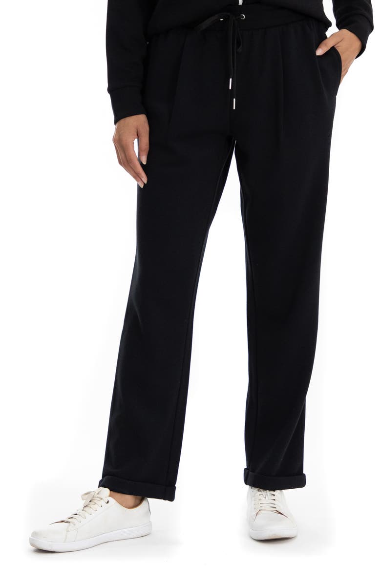 Nanette Lepore Play Scuba Pique Tailored Ankle Pants, Main, color,