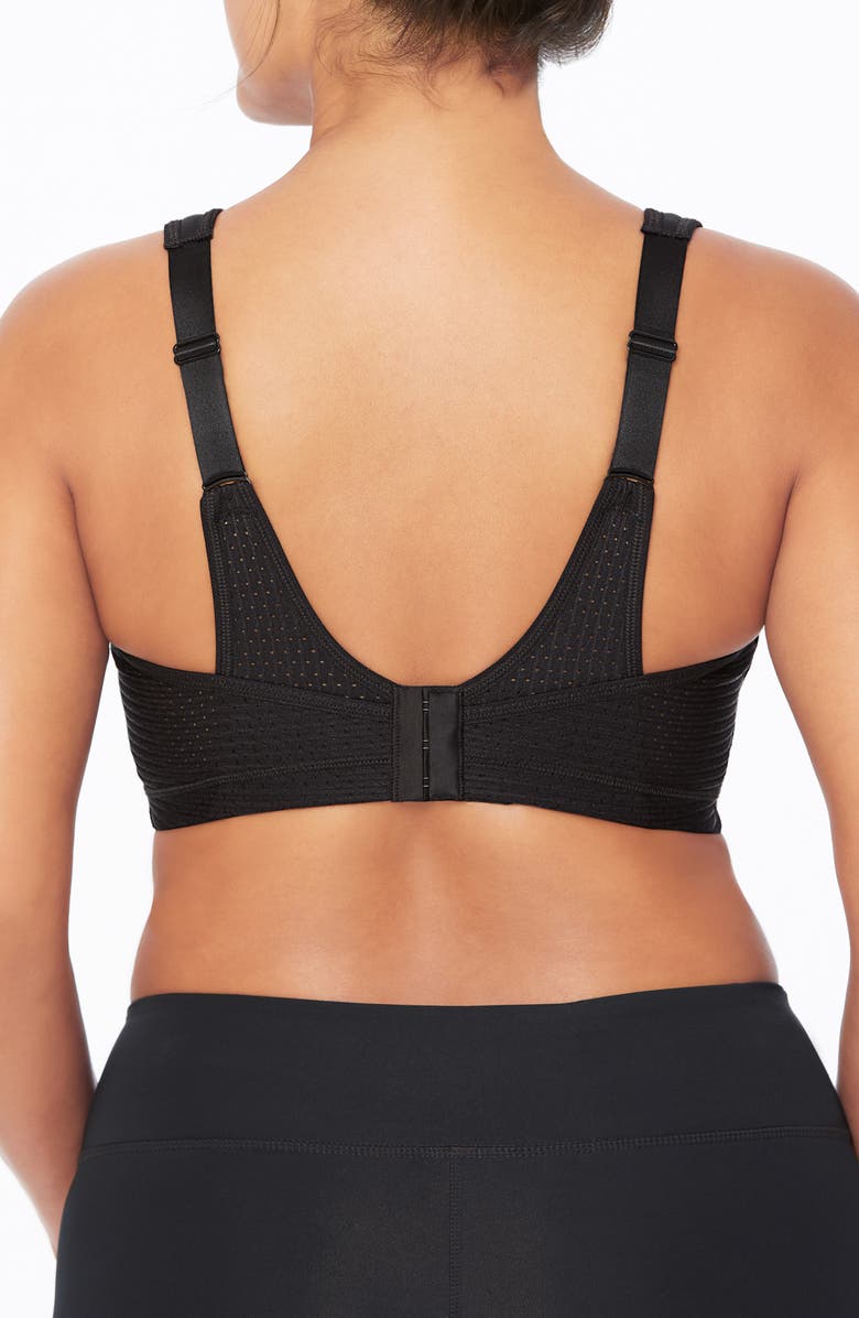Glamorise No-Bounce Camisole Elite Sports Bra, Alternate, color, Black