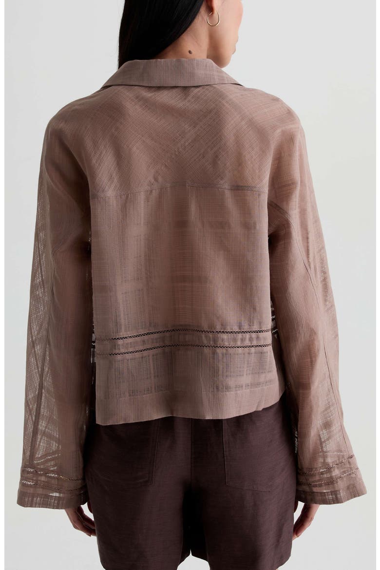 Ellah Woven Shirt, Alternate, color, CORK