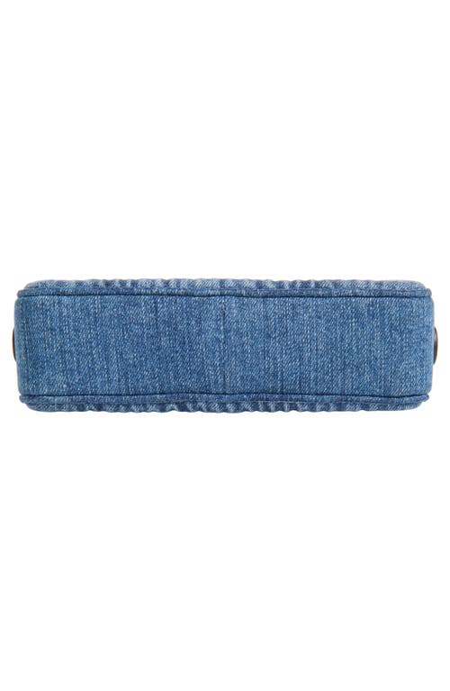 Shop Valentino Garavani Mini Alltime Denim Shoulder Bag
