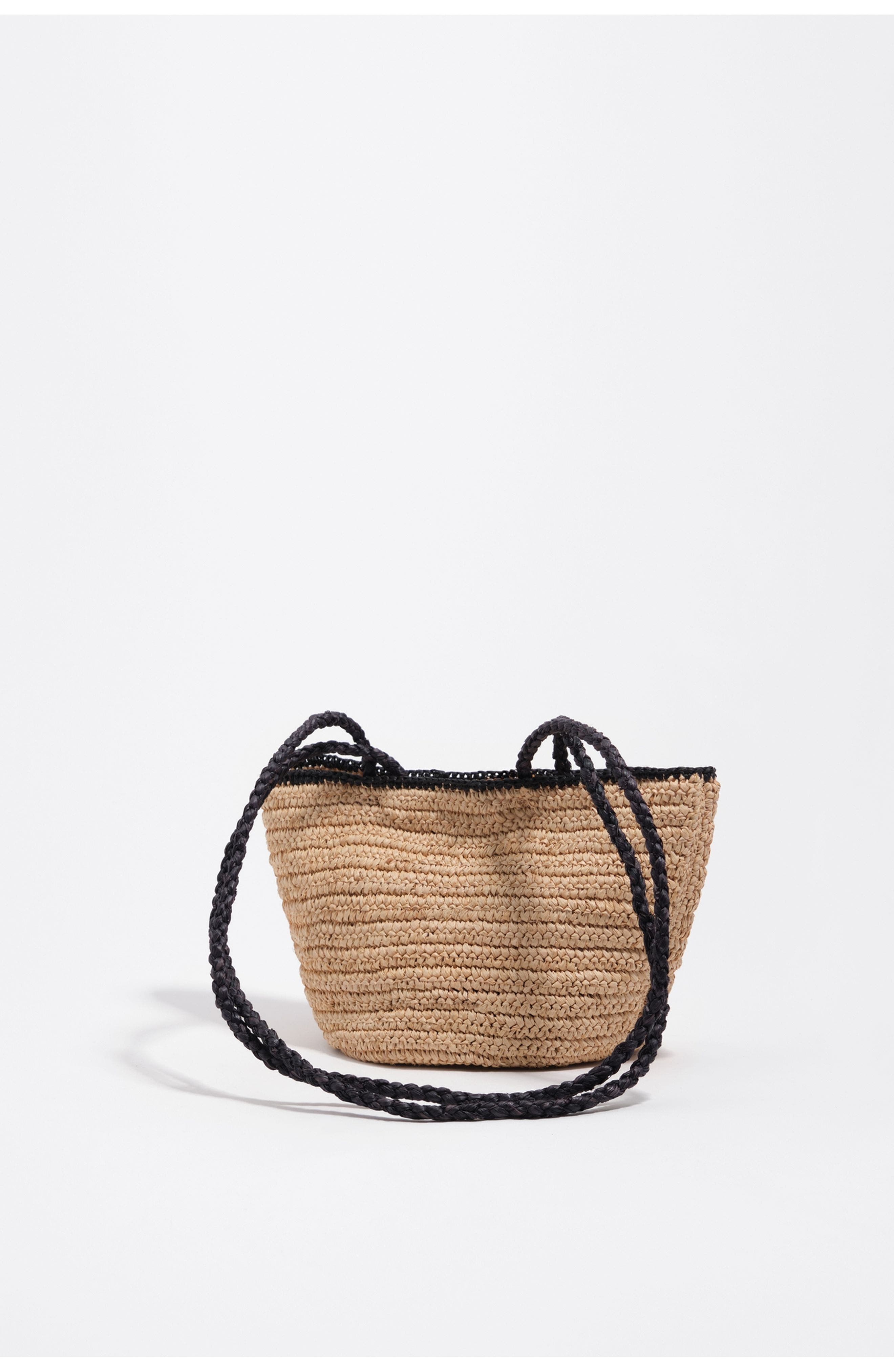 Small Raffia Basket Bag, Alternate, color, NATURAL