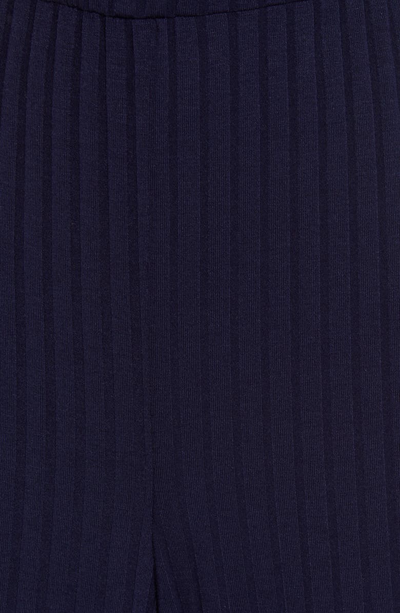 Band of Gypsies Journey Rib Knit Belted Jumpsuit, Alternate, color, 