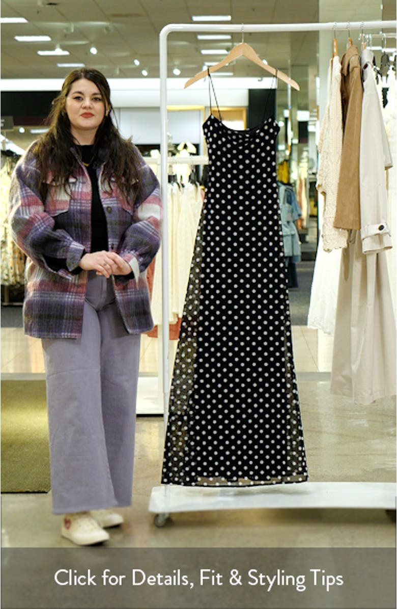 Polka Dot Maxi Dress, sales video thumbnail