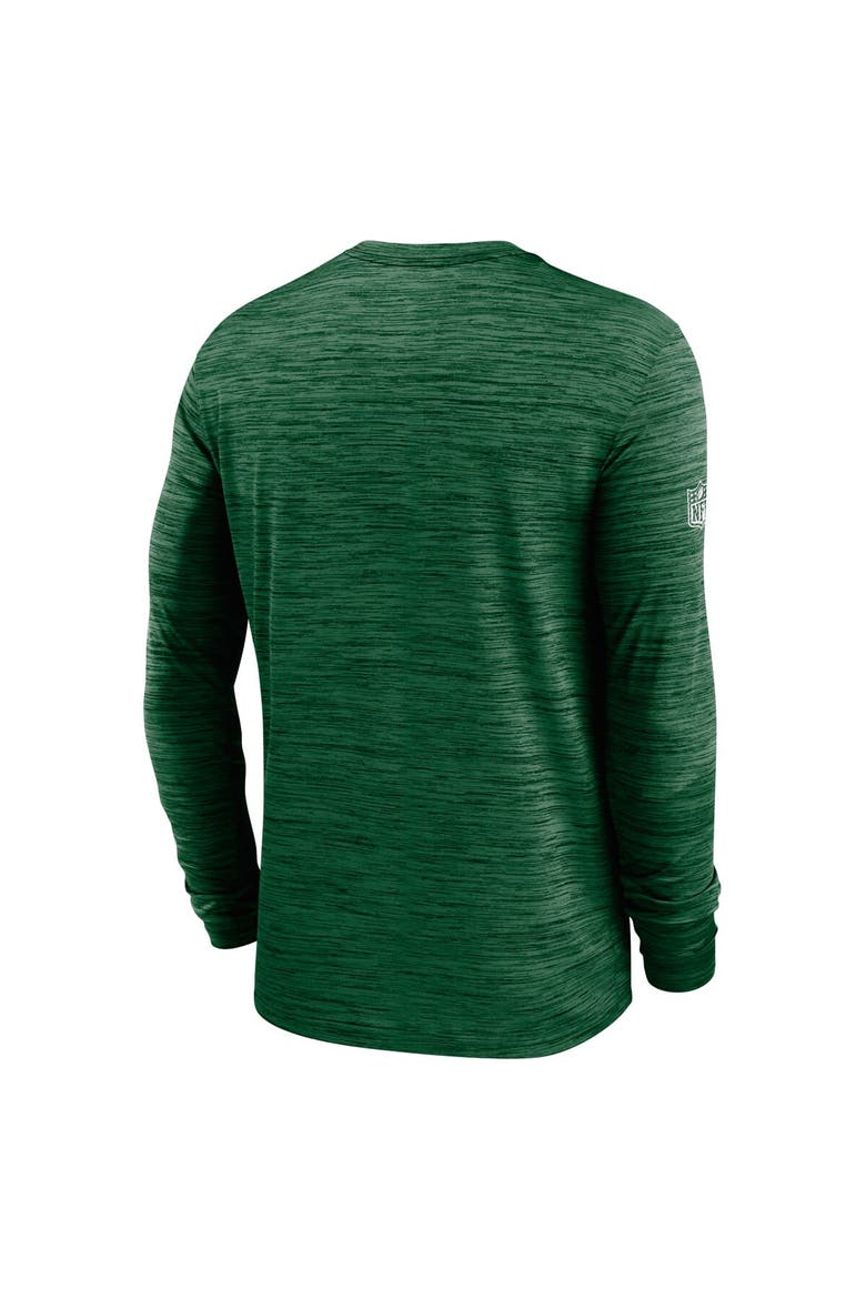 Men's Nike Green New York Jets 2024 Sideline Velocity Performance Long Sleeve T-Shirt, Alternate, color, Green