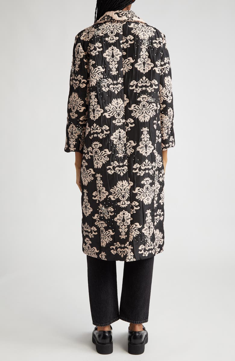 Cinq à Sept Haisley Embellished Brocade Coat, Alternate, color, 