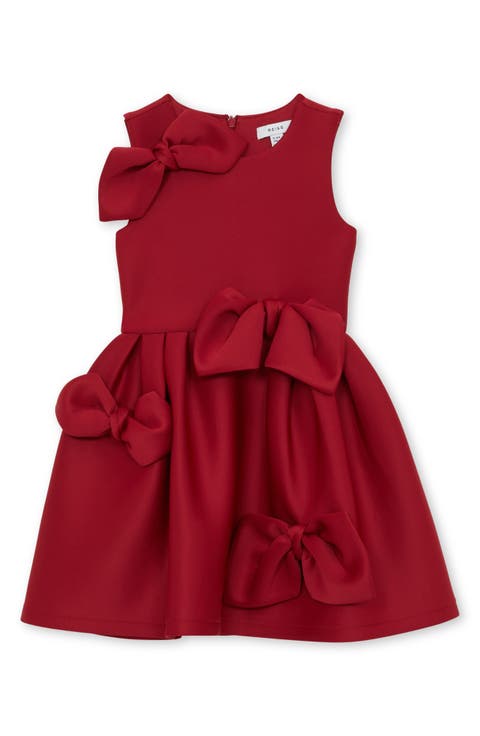 Kids' Bow Accent Sleeveless Party Dress (Little Kid & Big Kid)
